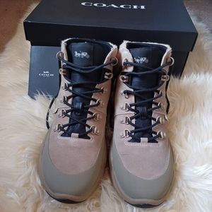 Coach Tan and Olive Men's Rain & Snow Boots